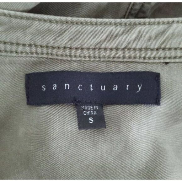 SANCTUARY HAZEL ARMY GREEN JUMPSUIT SZ.S EUC. - Picture 7 of 8